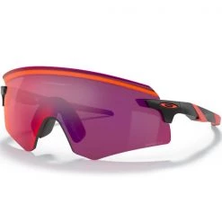 Lunettes De Soleil Sport OAKLEY ENCODER MATTE BLACK PRIZM ROAD 22 Noir / Rouge