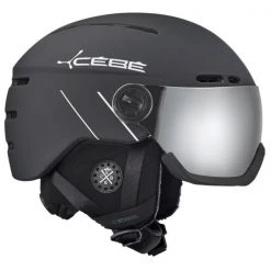 Casques Ski CEBE FIREBALL MATT BLACK WHITE LINE 22 Noir