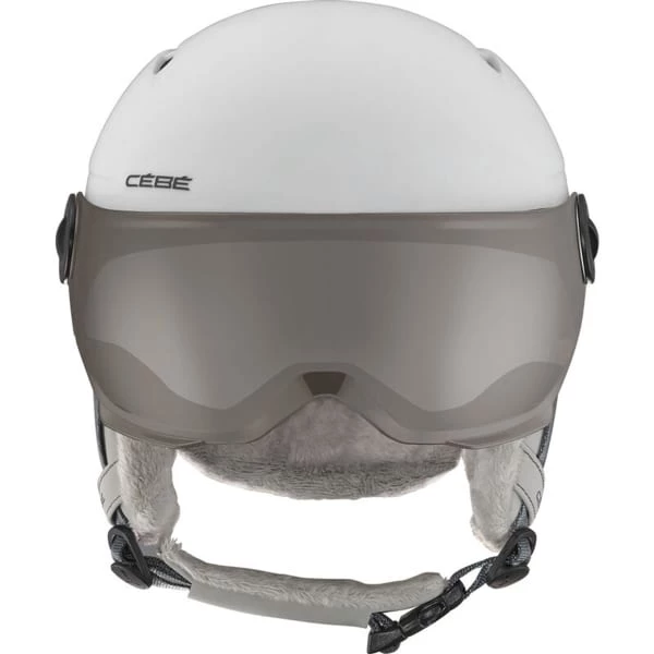 CEBE FIREBALL JUNIOR MATT WHITE RACING LINES 22 Casques Ski CEBE FIREBALL JUNIOR MATT WHITE RACING LINES 22 Blanc / Orange -Ekosport Soldes 9 101745 fireball junior matt white racing lines cbh59 wh 03