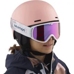 Casques Ski SALOMON PACT JR TROPICAL PEACH 22 Rose -Ekosport Soldes 9 101849 pact jr tropical peach l41163300 05