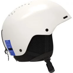 Casques Ski SALOMON BRIGADE+ WHITE BLUE 22 Blanc