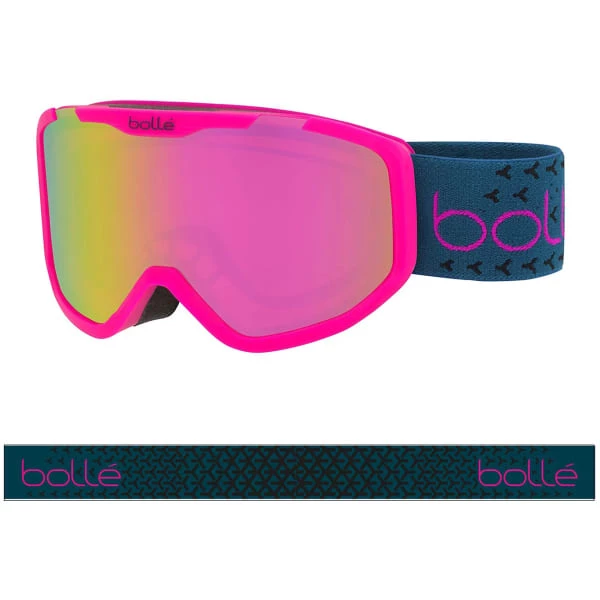 BOLLE ROCKET PLUS PINK BLUE MATTE ROSE GOLD CAT 2 22 Masques De Ski BOLLE ROCKET PLUS PINK BLUE MATTE ROSE GOLD CAT 2 22 Rose / Bleu -Ekosport Soldes 9 103798 21775 02