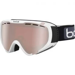 Masques De Ski BOLLE EXPLORER OTG WHITE SHINY VERMILLON GUN CAT 2 22 Noir / Blanc