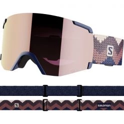 Masques De Ski SALOMON S/VIEW SIGMA WISTERIAW/LOLI SP 22 Bleu / Violet