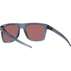 Lunettes De Soleil Lifestyle OAKLEY LEFFINGWELL CRSTL BLK W/ PRIZM DPWTRPOL 22 Gris / Bleu -Ekosport Soldes 9 109090 leffingwell crstl blk w prizm dpwtrpol oo9100 0557 04