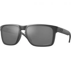 Lunettes De Soleil Lifestyle OAKLEY HOLBROOK XL STEEL W/ PRIZM BLACK POLAR 22 Gris