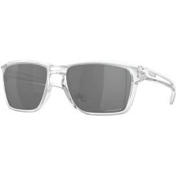 Lunettes De Soleil Lifestyle OAKLEY SYLAS POLISHED CLEAR W/ PRIZM BLACK 22 Blanc