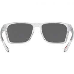 Lunettes De Soleil Lifestyle OAKLEY SYLAS POLISHED CLEAR W/ PRIZM BLACK 22 Blanc -Ekosport Soldes 9 109121 sylas polished clear w prizm black oo9448 2957 05