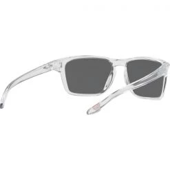 Lunettes De Soleil Lifestyle OAKLEY SYLAS POLISHED CLEAR W/ PRIZM BLACK 22 Blanc -Ekosport Soldes 9 109121 sylas polished clear w prizm black oo9448 2957 06