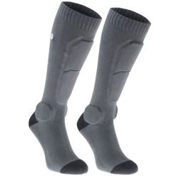 Protections Tibias ION SHIN PADS BD SOCK THUNDER GREY 22 Gris / Noir