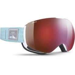 Masques De Ski JULBO SHADOW LIGHT BLUE WHITE MAT REACTIV 0-4 23 Bleu