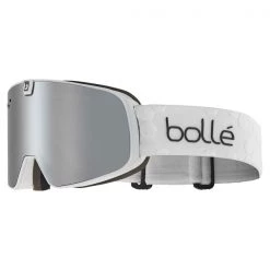 Masques De Ski BOLLE NEVADA NEO WHITE MATTE - BLACK CHROME CAT 3 & LIGHT VERMILLON BLUE CAT 1 23 Blanc