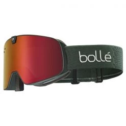 Masques De Ski BOLLE NEVADA NEO FOREST MATTE - VOLT RUBY CAT 2 & LIGHT VERMILLON BLUE CAT 1 23 Vert