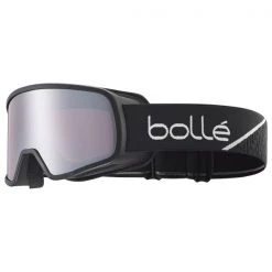 Masques De Ski BOLLE NEVADA JR RACE BLACK MATTE - VERMILLON GUN CAT2 23 Noir