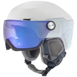 Casques Ski BOLLE V-RYFT PURE PEARL MATTE PHOTOCHROMIC BLUE CAT 1 TO 3 23 Blanc / Gris / Bleu