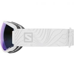 Masques De Ski SALOMON IVY PHOTO WHITE MONTANA/AW BLUE 23 Blanc -Ekosport Soldes 9 114139 ivy photo white montana aw blue l41480100 03