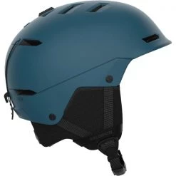 Casques Ski SALOMON HUSK MALLARD BLUE 23 Bleu / Noir