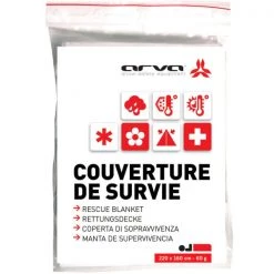 Accessoires Sécurité ARVA COUVERTURE SURVIE 60GR 23 Gris