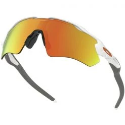 Lunettes De Soleil Sport OAKLEY RADAR EV PATH POLISHED WHT/FIRE IRIDIUM 22 Blanc / Orange -Ekosport Soldes 9 55140 radar ev path polishedwhite fireiridium OO9208 16 06