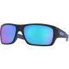 Lunettes De Soleil Sport OAKLEY TURBINE BLACK INK W/ PRIZM SAPPH 22 Noir / Bleu