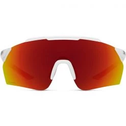 Lunettes De Soleil Sport SMITH RUCKUS MATTE WHITE CHROMAPOP RED MIRROR 22 Blanc -Ekosport Soldes 9 57448 ruckus matte white chromapop red mirror 201522 6ht99x6 03