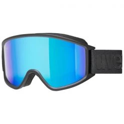 Masques De Ski UVEX GGL 3000 CV BLACK MAT/MIR BLUE/COL GREEN 23 Bleu / Noir