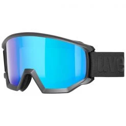 Masques De Ski UVEX ATHLETIC CV BLACK MAT/MIR BLUE/COL GREEN 23 Bleu / Noir