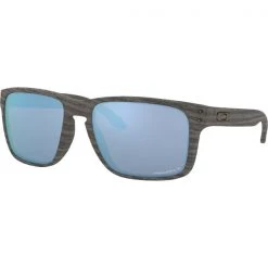 Lunettes De Soleil Lifestyle OAKLEY HOLBROOK XL WOODGRAIN PRIZM DEEP H2O POL 22 Gris / Noir