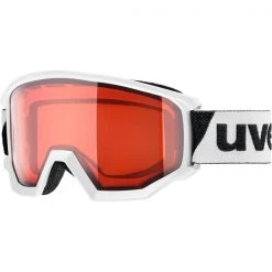 Masques De Ski UVEX ATHLETIC LGL WHITE LASERGOLD LITE ROSE 23 Blanc / Orange