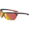 Lunettes De Soleil Sport CEBE CINETIK 2.0 MATT BLACK RED ZONE GREY CAT.3 RED 22 Noir / Rouge