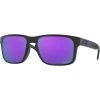 Lunettes De Soleil Lifestyle OAKLEY HOLBROOK MATTE BLACK W/ PRIZM VIOLET 22 Noir / Violet