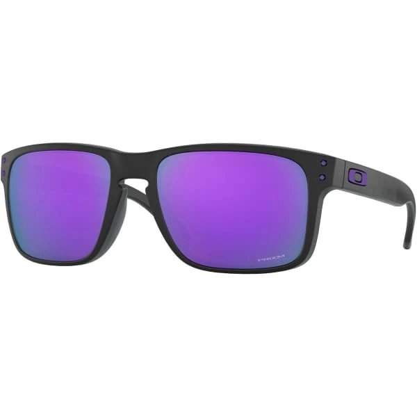 OAKLEY HOLBROOK MATTE BLACK W/ PRIZM VIOLET 22 Lunettes De Soleil Lifestyle OAKLEY HOLBROOK MATTE BLACK W/ PRIZM VIOLET 22 Noir / Violet -Ekosport Soldes 9 72938 holbrook matte black w prizm violet oo9102 k655 01