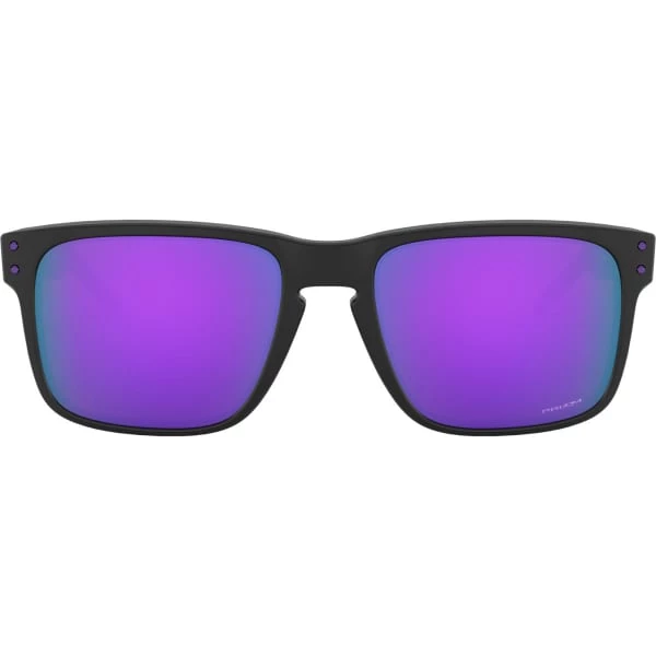 OAKLEY HOLBROOK MATTE BLACK W/ PRIZM VIOLET 22 Lunettes De Soleil Lifestyle OAKLEY HOLBROOK MATTE BLACK W/ PRIZM VIOLET 22 Noir / Violet -Ekosport Soldes 9 72938 holbrook matte black w prizm violet oo9102 k655 02