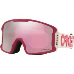 Masques De Ski OAKLEY LINE MINER XM FP RUBINE GRY W PRZM HI PNK GBL 21 Rose / Blanc