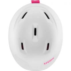 Casques Ski UVEX HEYYA PRO WHITE PI 23 Blanc / Noir / Rose -Ekosport Soldes 9 80043 heyya pro white pi 566253 70 03