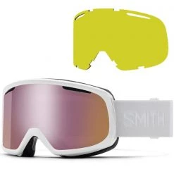 Masques De Ski SMITH RIOT WHITE VAPOR CPE RS GLD 21 Blanc
