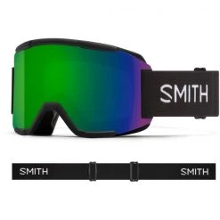 Masques De Ski SMITH SQUAD BLACK CPS GRN M 23 Noir