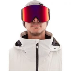 Masques De Ski ANON SYNC BLACK/SUN RED 22 Noir -Ekosport Soldes 9 81622 sync black sun red 21506101 003 03