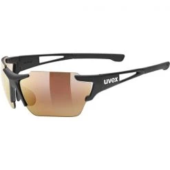 Lunettes De Soleil Sport UVEX SPORTSTYLE 803 RACE CV BLACK MAT 21 Noir / Orange