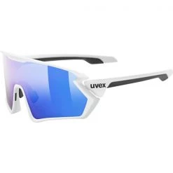 Lunettes De Soleil Sport UVEX SPORTSTYLE 231 WHITE MAT 21 Bleu / Blanc