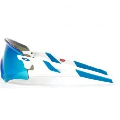 Lunettes De Soleil Sport OAKLEY ENCODER POLISHED WHITE W/ PRIZM SAPPHIRE 22 Bleu / Blanc -Ekosport Soldes 9 85509 encoder polished white w prizm sapphire oo9471 0536 03