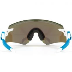 Lunettes De Soleil Sport OAKLEY ENCODER POLISHED WHITE W/ PRIZM SAPPHIRE 22 Bleu / Blanc -Ekosport Soldes 9 85509 encoder polished white w prizm sapphire oo9471 0536 04
