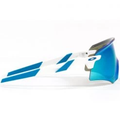 Lunettes De Soleil Sport OAKLEY ENCODER POLISHED WHITE W/ PRIZM SAPPHIRE 22 Bleu / Blanc -Ekosport Soldes 9 85509 encoder polished white w prizm sapphire oo9471 0536 05