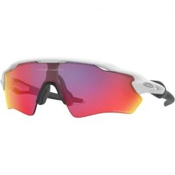 Lunettes De Soleil Sport OAKLEY RADAR EV XS PATH MATTE WHITE W/ PRIZM ROAD 22 Rouge / Blanc