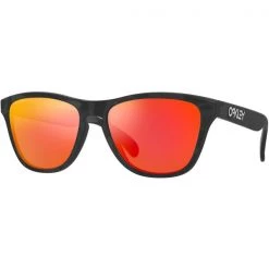 Lunettes De Soleil Lifestyle OAKLEY FROGSKINS XS MATTE BLKCAMO W/ PRIZM RUBY 22 Gris / Rouge