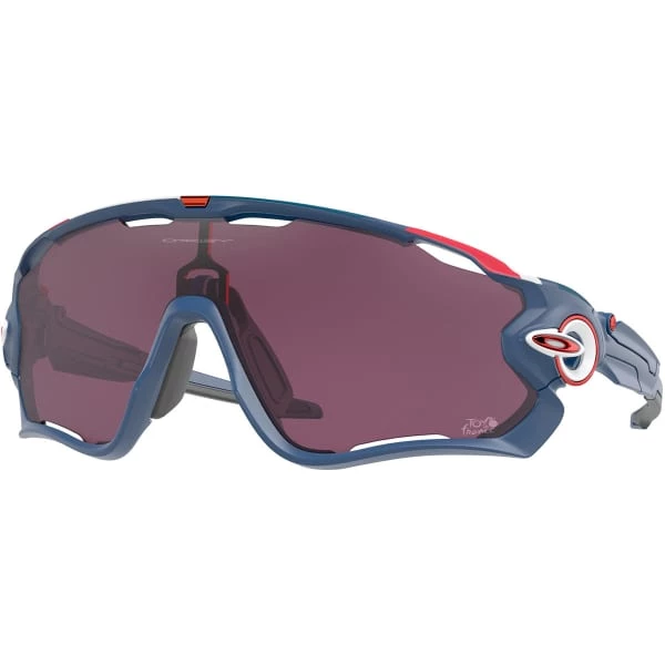 OAKLEY JAWBREAKER TDF MATTE PSDN W/ PRIZM ROAD BLK 21 Lunettes De Soleil Sport OAKLEY JAWBREAKER TDF MATTE PSDN W/ PRIZM ROAD BLK 21 Bleu -Ekosport Soldes 9 86210 oo9290 6431 01