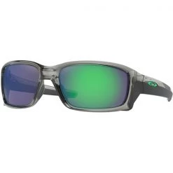 Lunettes De Soleil Sport OAKLEY STRAIGHTLINK GREY INK W/ PRIZM JADE 22 Gris
