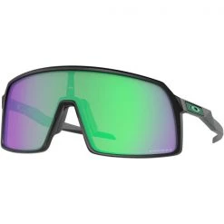 Lunettes De Soleil Sport OAKLEY SUTRO MATTE BLACK W/ PRIZM ROAD JADE 22 Noir / Vert