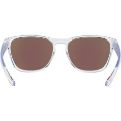 Lunettes De Soleil Lifestyle OAKLEY MANORBURN POL CLR W/ PRIZM SAPPHIRE 22 Bleu / Blanc -Ekosport Soldes 9 86235 oo9479 0656 04