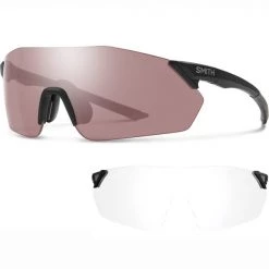 Lunettes De Soleil Sport SMITH REVERB MATTE BLACK IGNITOR 21 Noir / Rose